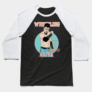 Artwork Aesthetic Akira Tozawa Wrestling Baseball T-Shirt